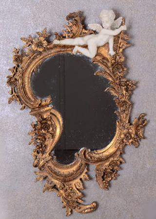 wyjątkowe lustro w stylu barokowym