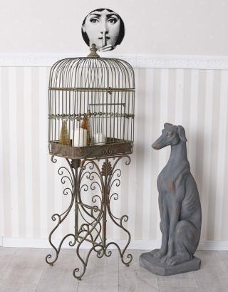 dekoracyjna klatka na ptaki shabby chic 123 cm