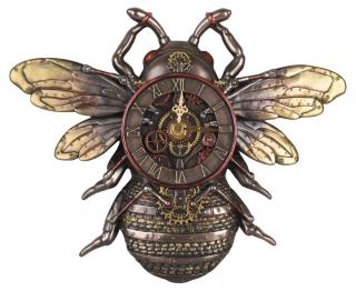 zegar królowa pszczół w stylu steampunk