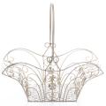 zestaw trzech koszy ogrodowych w stylu shabby chic