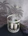 zestaw trzech dekoracyjnych klatek shabby chic dekoracje ogrodowe