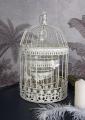 zestaw trzech dekoracyjnych klatek shabby chic dekoracje ogrodowe