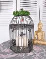 zestaw trzy klatki shabby chic dekoracje ogrodowe