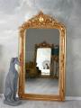 wysokie lustro salonowe styl barokowy 160 x 83 cm